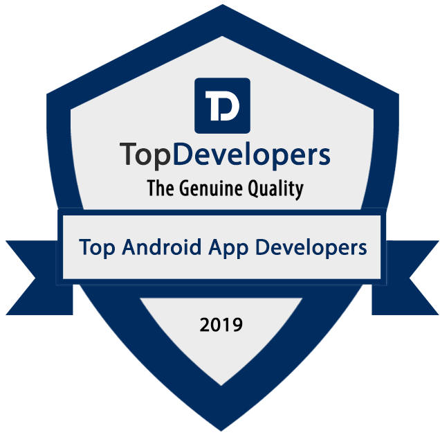 Cubix titled as a top android app developer for 2019 by TopDevelopers.co